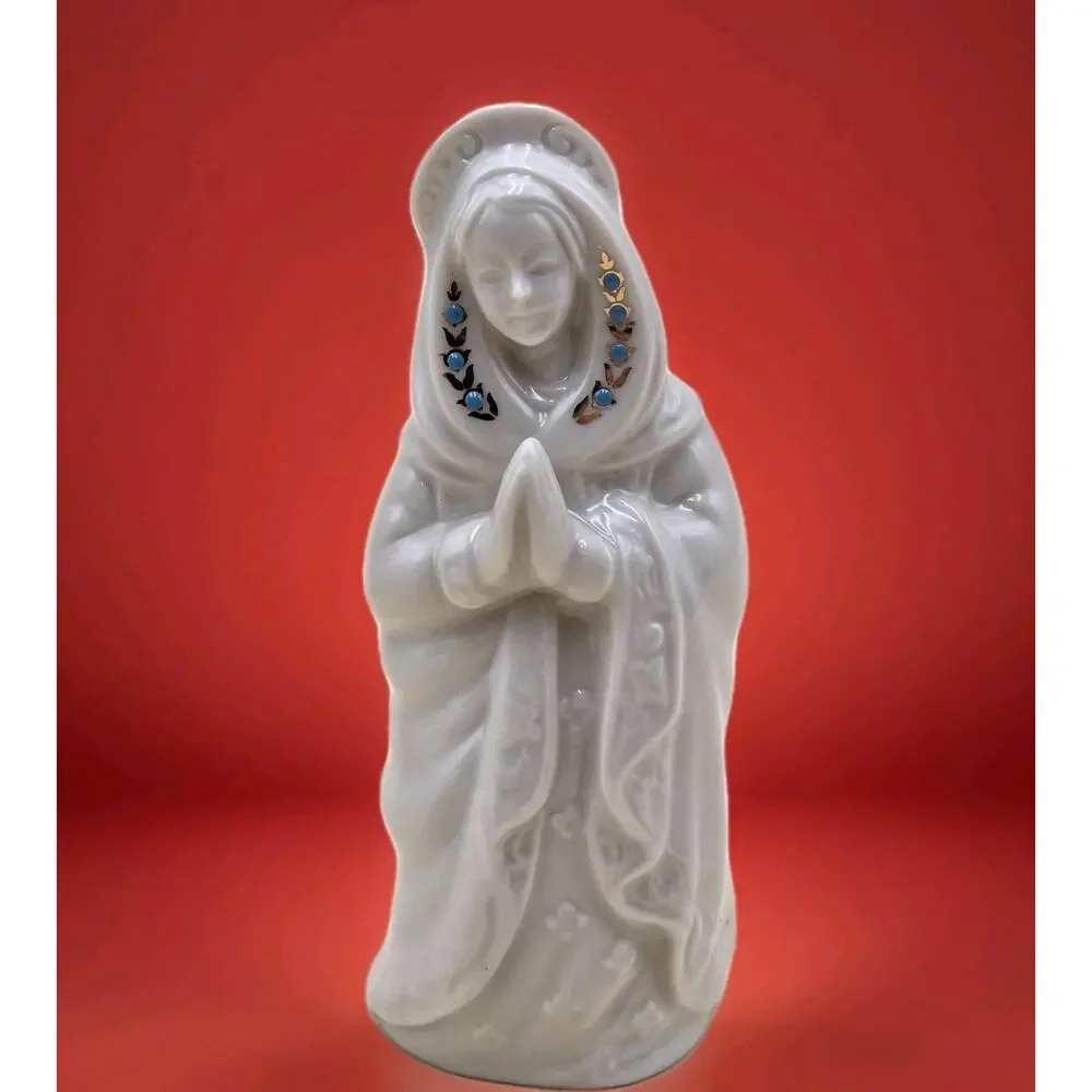 Lenox China Jewels Ivory Nativity Porcelain Joseph, Mary & Baby Jesus in Box